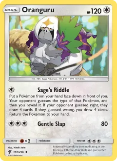 Oranguru, Unified Minds 182/236