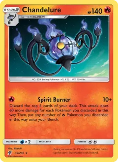 Chandelure, Unified Minds 30/236