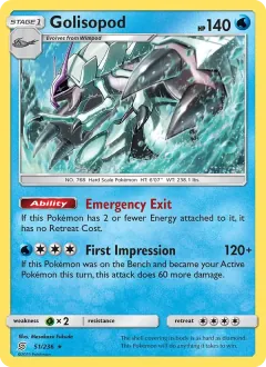 Golisopod, Unified Minds 51/236