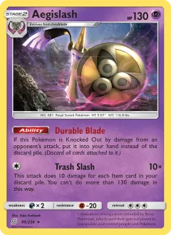 Aegislash, Unified Minds 95/236
