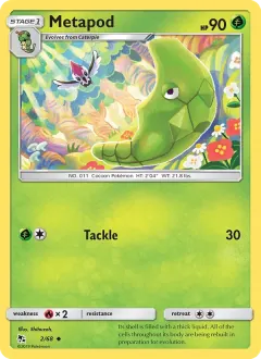 Metapod, Hidden Fates 2/68