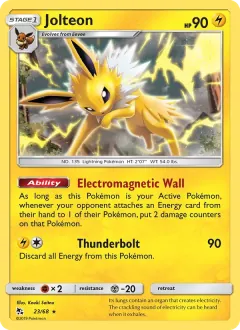 Jolteon, Hidden Fates 23/68