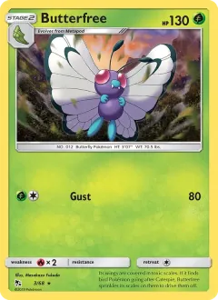 Butterfree, Hidden Fates 3/68