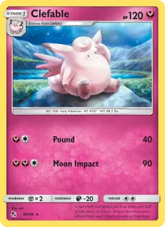 Clefable, Hidden Fates 40/68