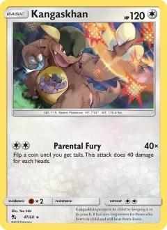 Kangaskhan, Hidden Fates 47/68