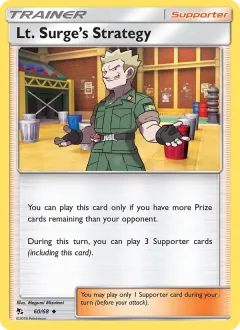 Lt. Surge’s Strategy, Hidden Fates 60/68