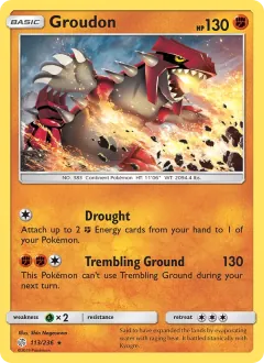 Groudon, Cosmic Eclipse 113/236