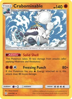 Crabominable, Cosmic Eclipse 122/236