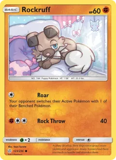 Rockruff, Cosmic Eclipse 123/236