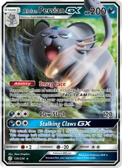 Alolan Persian GX, Cosmic Eclipse 129/236