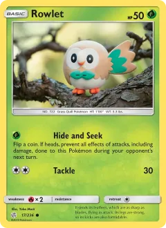Rowlet, Cosmic Eclipse 17/236