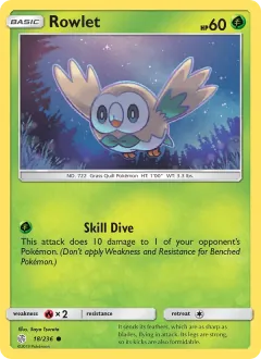 Rowlet, Cosmic Eclipse 18/236