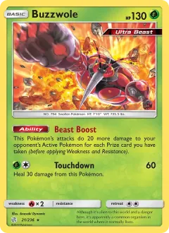 Buzzwole, Cosmic Eclipse 21/236