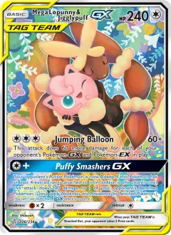 Mega Lopunny & Jigglypuff GX, Cosmic Eclipse 226/236