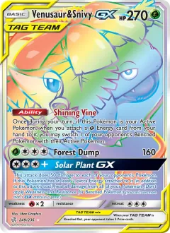 Venusaur & Snivy GX, Cosmic Eclipse 249/236