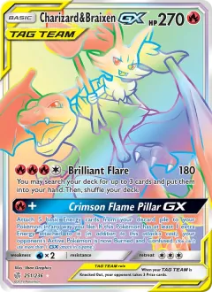 Charizard & Braixen GX, Cosmic Eclipse 251/236