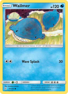 Wailmer, Cosmic Eclipse 45/236