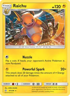 Raichu, Cosmic Eclipse 67/236