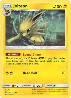 Jolteon, Cosmic Eclipse 70/236
