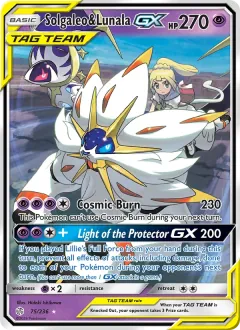 Solgaleo & Lunala GX, Cosmic Eclipse 75/236