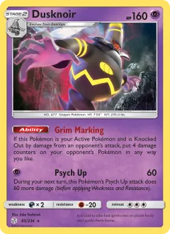 Dusknoir, Cosmic Eclipse 85/236