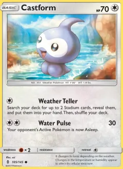 Castform, Guardians Rising 105/145