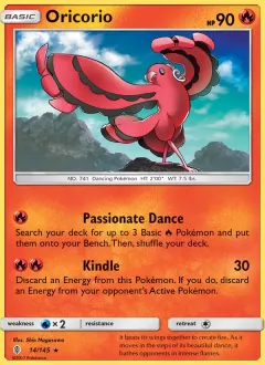 Oricorio, Guardians Rising 14/145