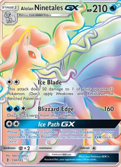 Alolan Ninetales GX, Guardians Rising 150/145