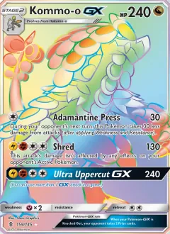 Kommo-o GX, Guardians Rising 159/145