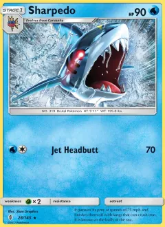 Sharpedo, Guardians Rising 28/145
