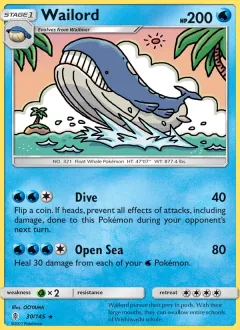 Wailord, Guardians Rising 30/145