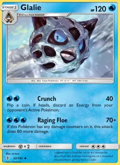 Glalie, Guardians Rising 32/145