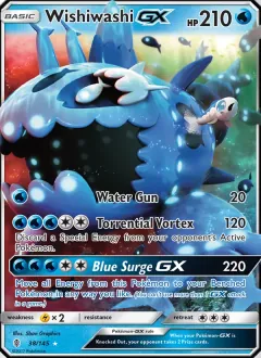 Wishiwashi GX, Guardians Rising 38/145