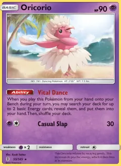 Oricorio, Guardians Rising 55/145
