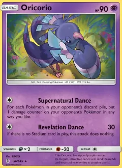 Oricorio, Guardians Rising 56/145