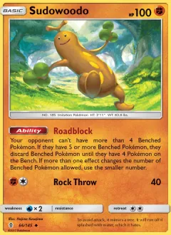Sudowoodo, Guardians Rising 66/145