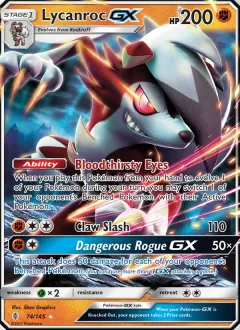 Lycanroc GX, Guardians Rising 74/145