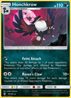 Honchkrow, Guardians Rising 79/145
