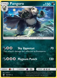 Pangoro, Guardians Rising 82/145
