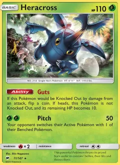 Heracross, Burning Shadows 11/147