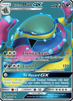 Alolan Muk GX, Burning Shadows 138/147