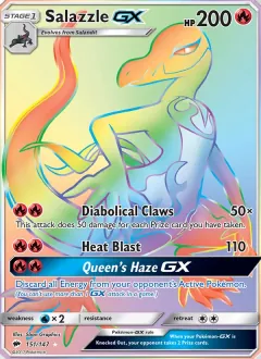 Salazzle GX, Burning Shadows 151/147