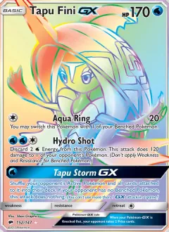 Tapu Fini GX, Burning Shadows 152/147