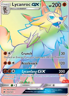Lycanroc GX, Burning Shadows 155/147
