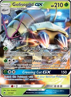 Golisopod GX, Burning Shadows 17/147