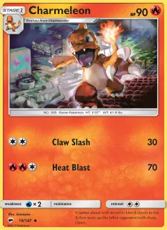 Charmeleon, Burning Shadows 19/147