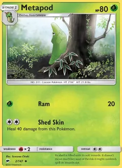 Metapod, Burning Shadows 2/147