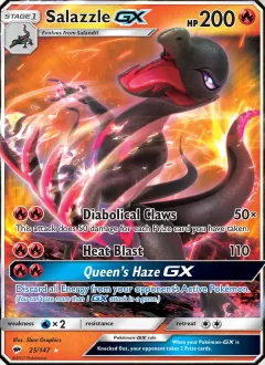 Salazzle GX, Burning Shadows 25/147