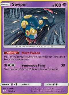 Seviper, Burning Shadows 50/147