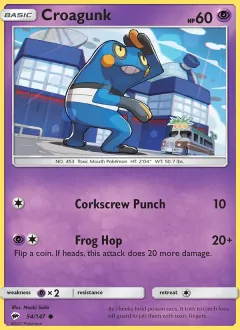 Croagunk, Burning Shadows 54/147